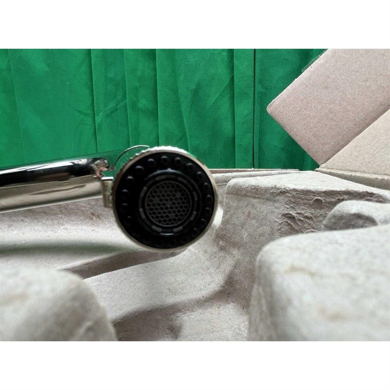 Brizo Litze Pull-Down Faucet with Square Spout and Knurled Handle 63053LF - Image 3