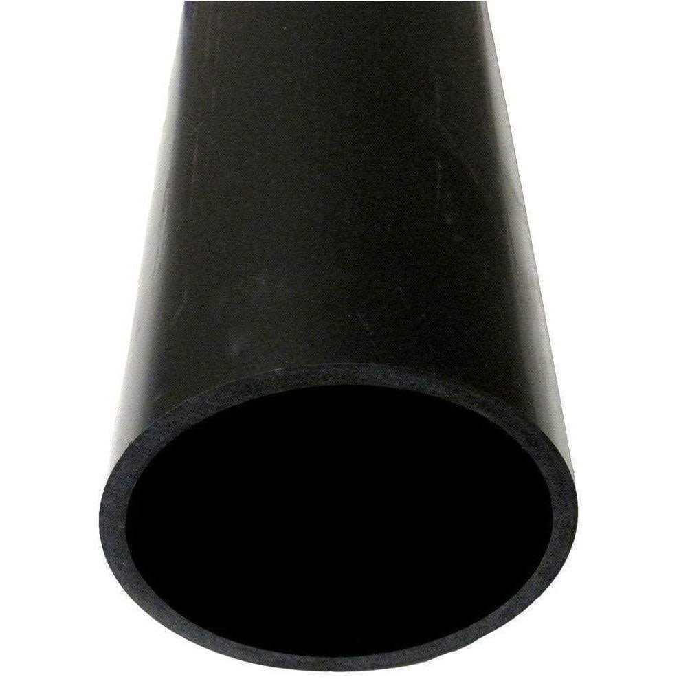 DWV Drain Pipe Black ABS Custom Size and Length