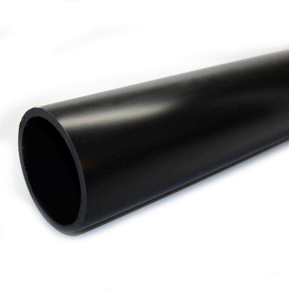 DWV Drain Pipe Black ABS Custom Size and Length - Image 2