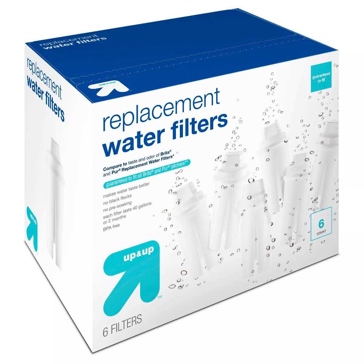 Up&Up Universal Replacement Water Filters - Image 2
