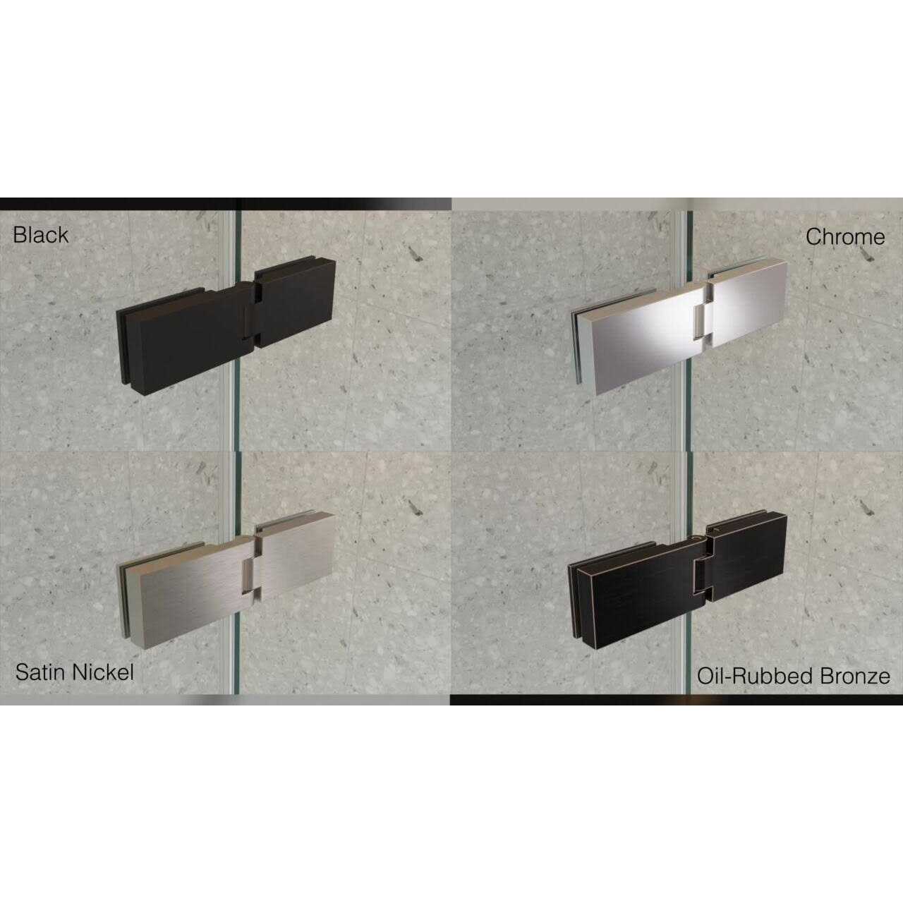Ove Decors TP01A0300 Endless Tampa-Pro 55 1/8 Inch Buttress Alcove Frameless Shower Door - Image 3