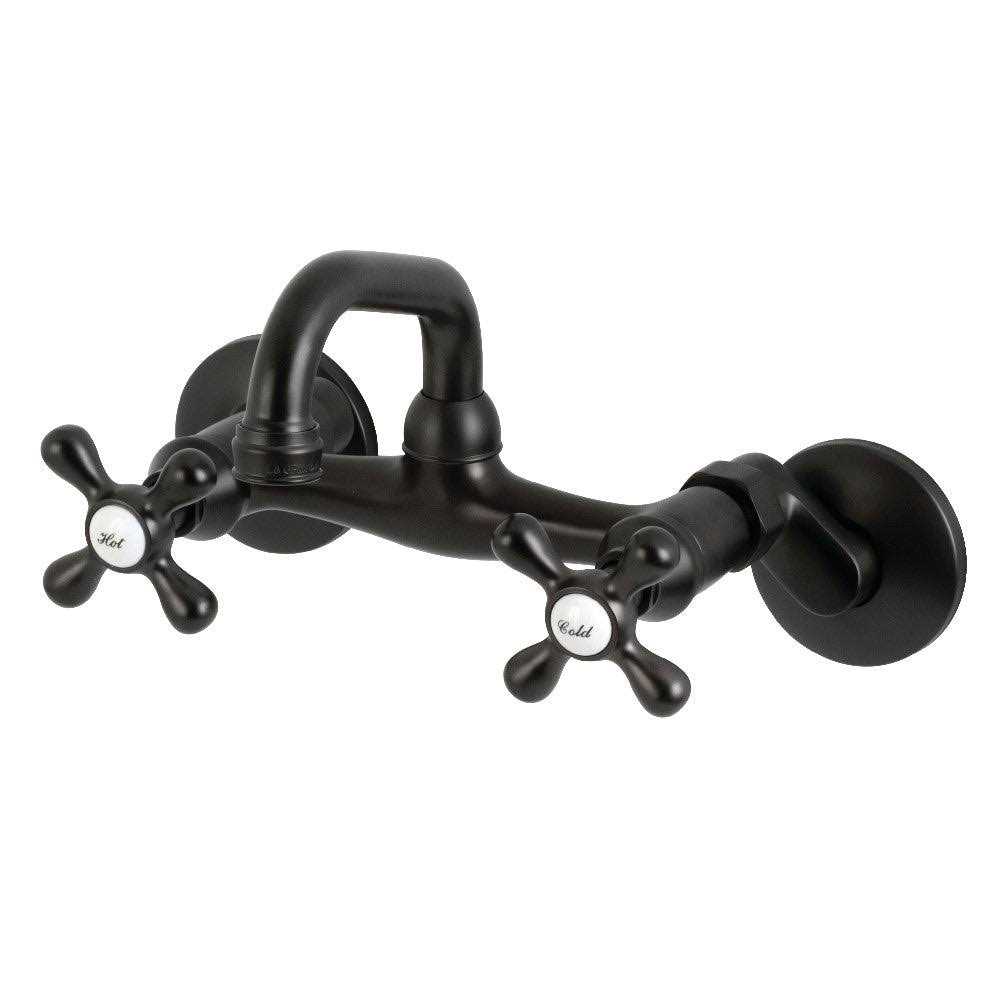 Kingston Brass Two Handle Wall Mount Bar Faucet - Image 3