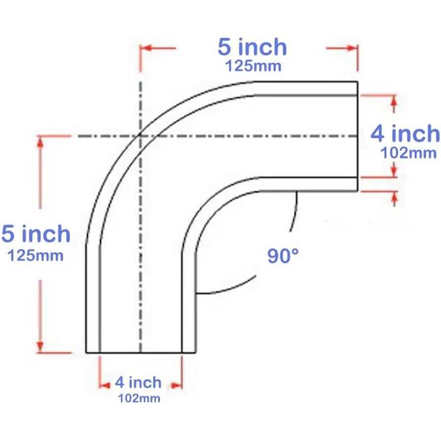 Ucreative 90 Degree Elbow 4-ply High Performance Coupler Silicone Hose for Vehicle with T-Bolt Clamp - Image 5