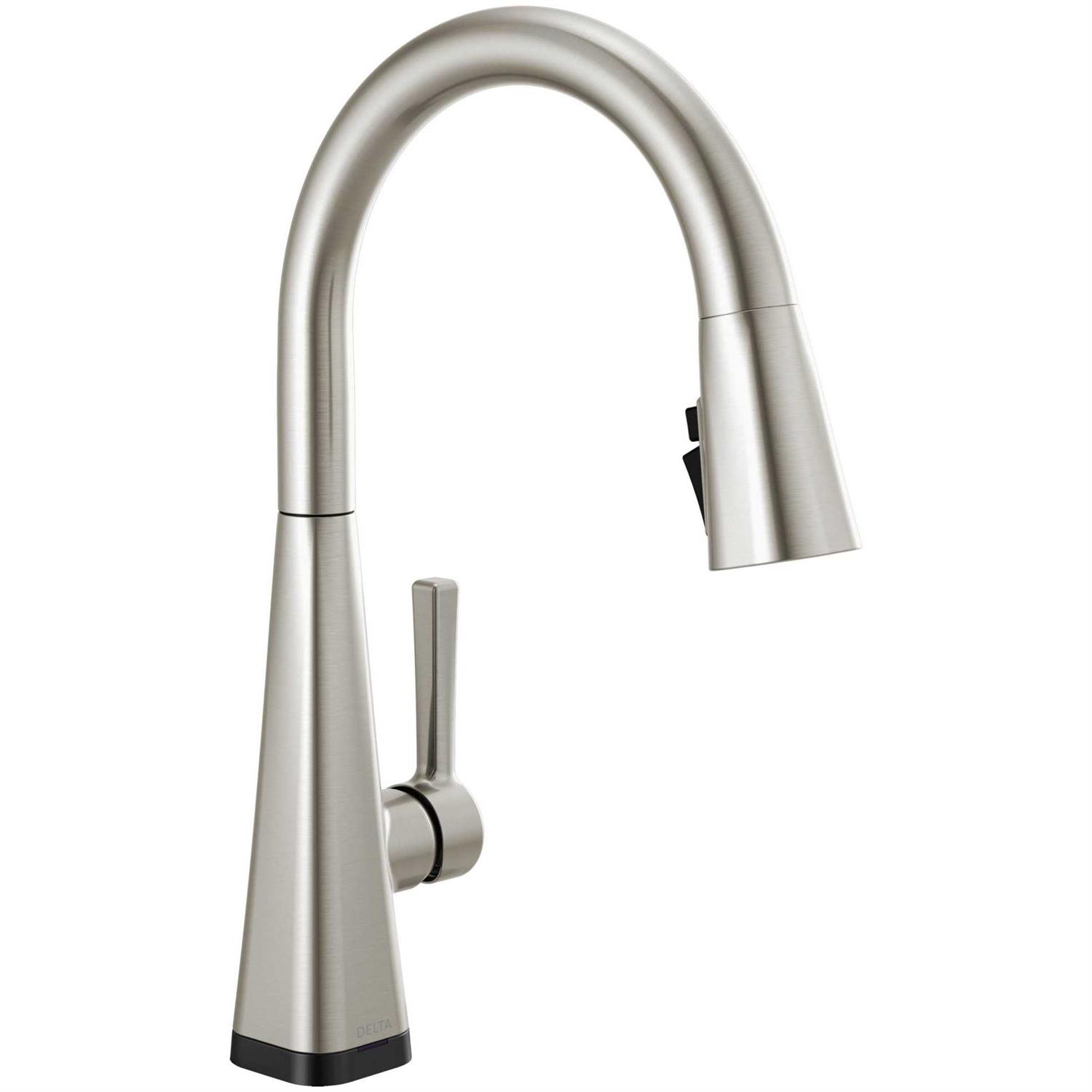 Delta Lenta Single-Handle Pull-Down Kitchen Faucet with Touch2O Technology