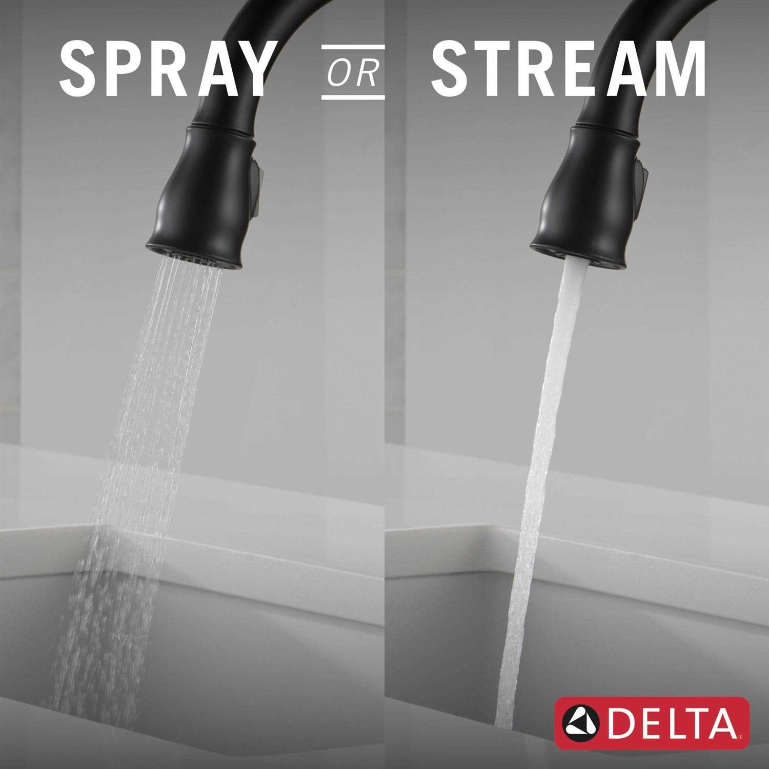 Delta Leland Single Handle Pull Down Kitchen Faucet - Image 5