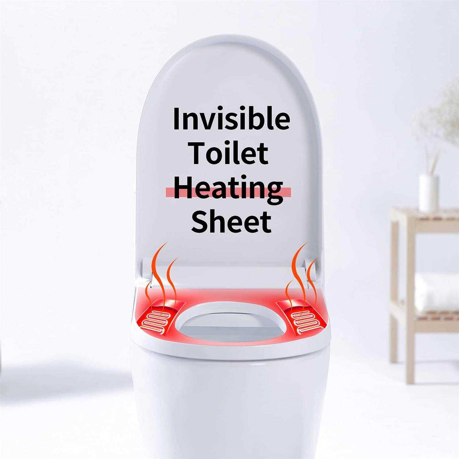 OLYDON Heated Toilet Seat Cover,Waterproof Elongated Heated Sticker, Easy Disassembly and Installation - Image 5