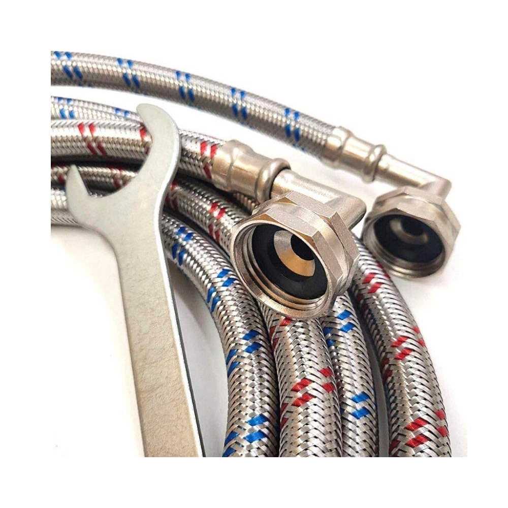 Washing Machine Hoses Double 90 Elbow to Fit Tight Spaces - Image 5