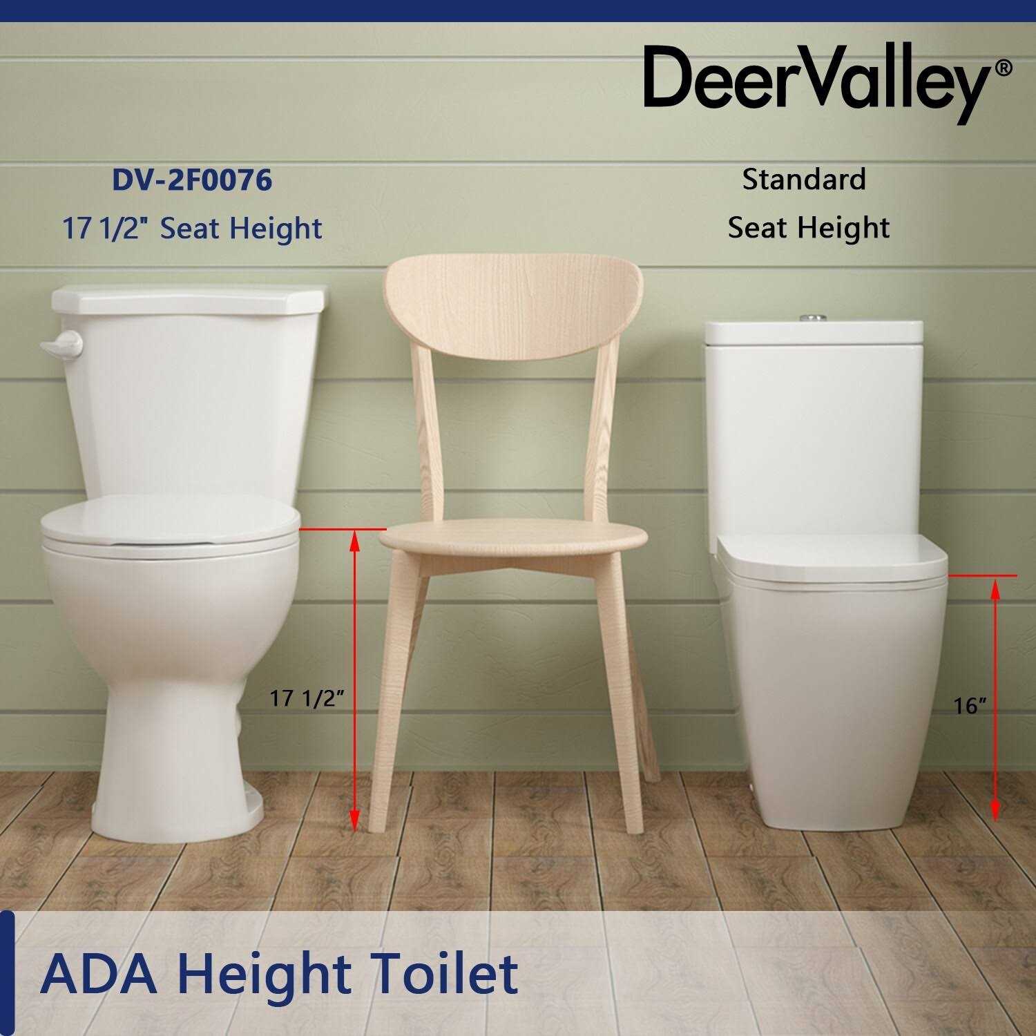 DeerValley DV-2F0076 Dynasty Single Flush Elongated Floor Mounted Two-Piece Toilet - Image 3