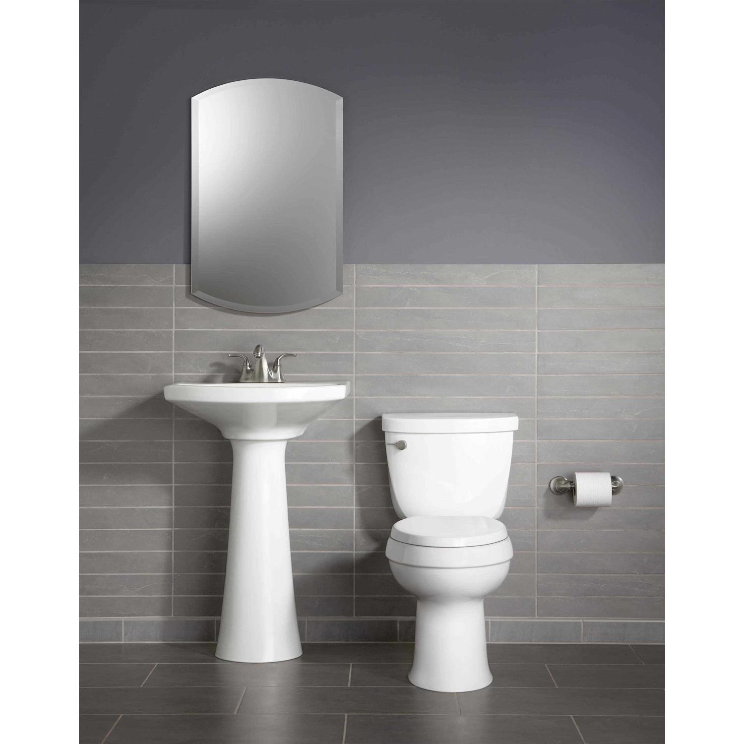 Kohler 4009-0 Reveal Quiet-Close with Grip-Tight Round-Front Toilet Seat - Image 4