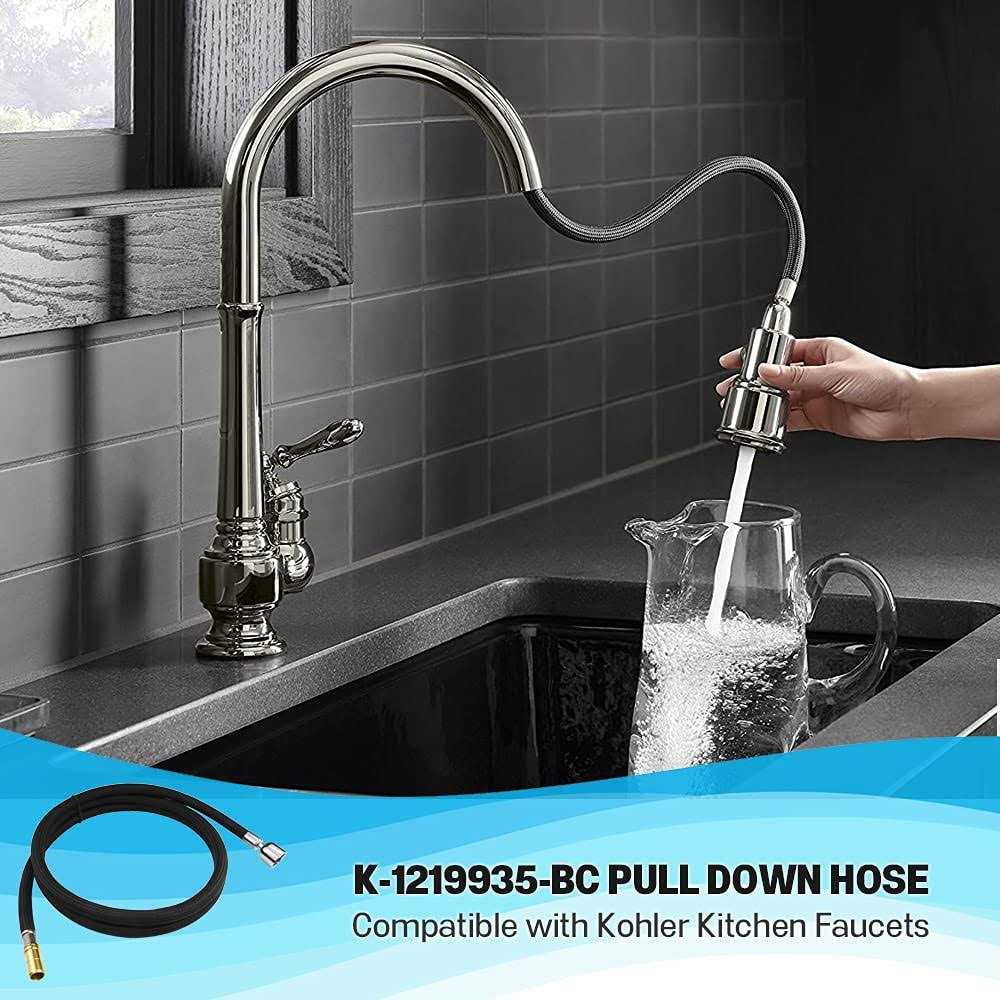 Classicosy Kohler Kitchen Faucet Parts Replacement K-1304674-BC Faucet to Hose Adapter extender - Image 5