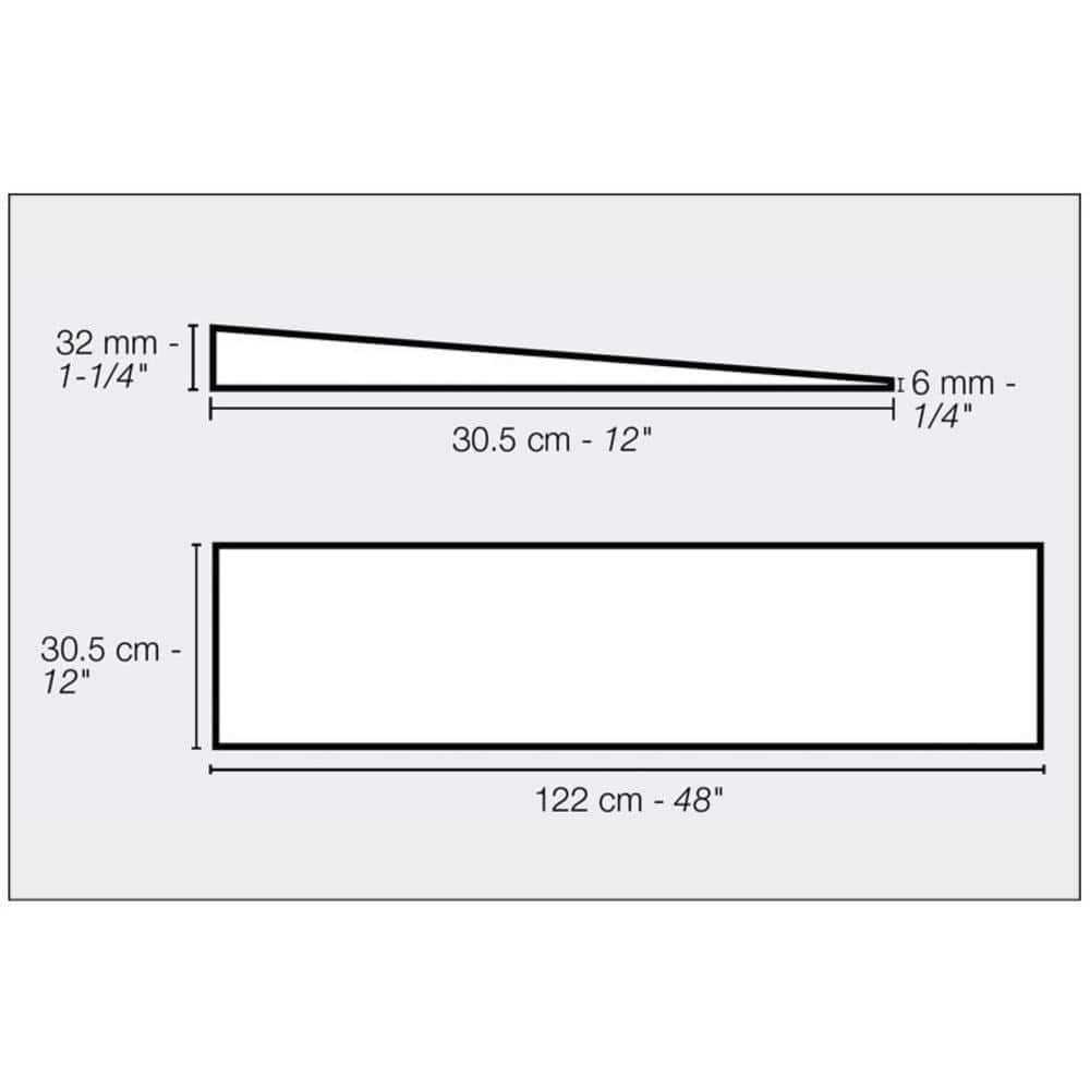 Schluter Kerdi-Shower-R 48 in. x 12 in. Shower Ramp KSR305/1220 - Image 5