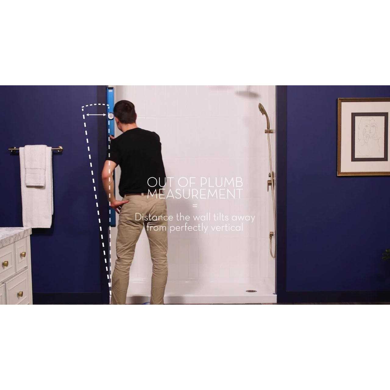 Coastal Shower Doors Legend 22.625 in. to 23.625 in. x 64 in. Framed Hinged Shower Door Clear Glass - Image 3