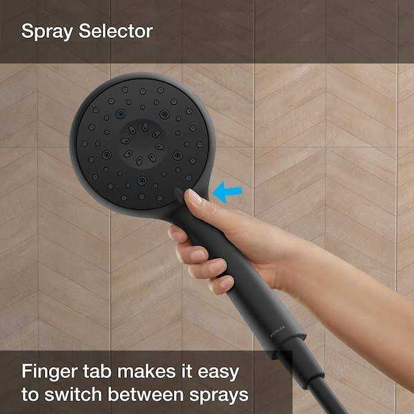 Kohler Claro 3-Spray Wall Mount Handheld Shower Head 1.75 GPM - Image 5