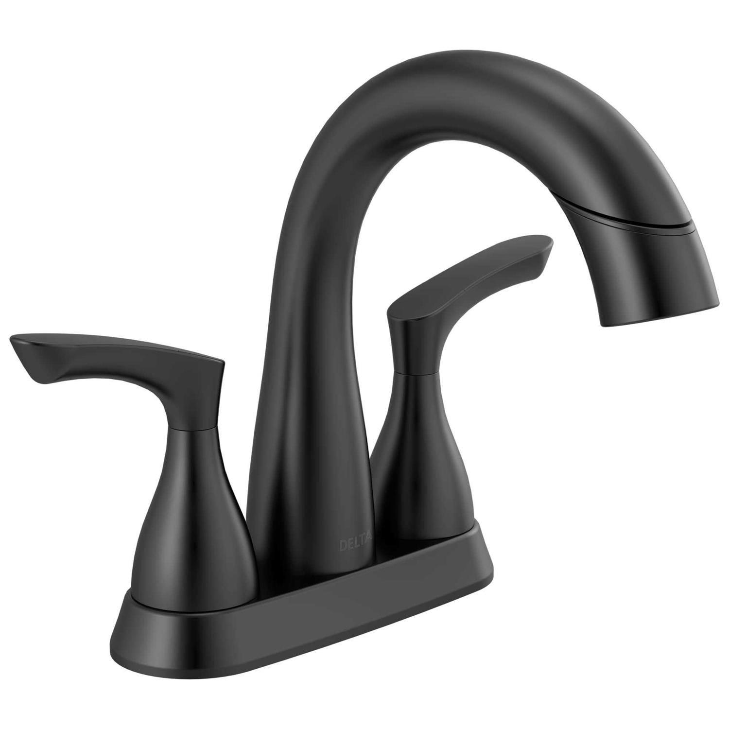 Delta Broadmoor Two-Handle Centerset Pull-Down Bathroom Faucet