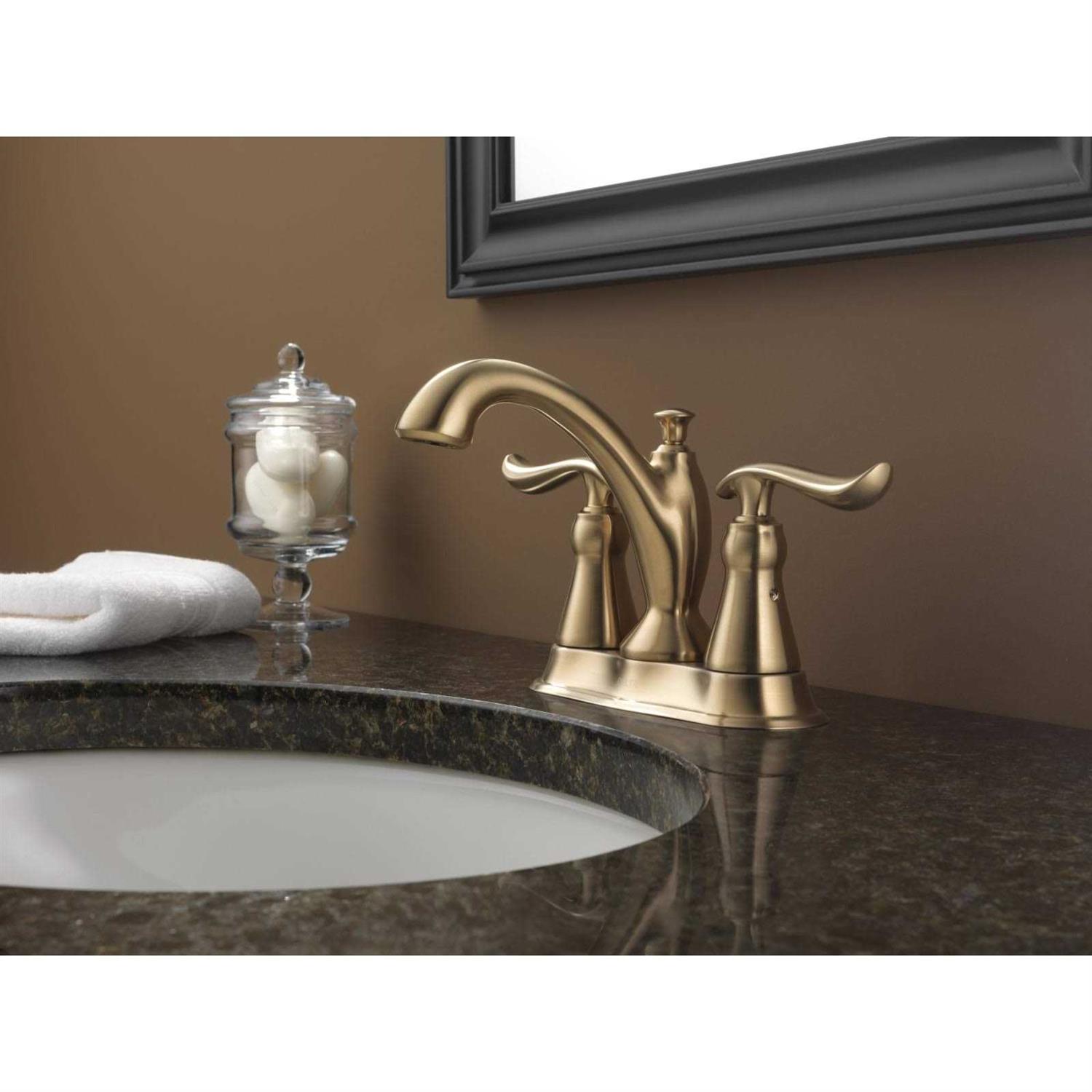Delta Linden Two Handle Centerset Bathroom Faucet 2594-CZMPU-DST