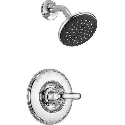Delta DSS-Linden-1401 Monitor 14 Series Single Function Pressure Balanced Shower System with Shower Head and Hand Shower - Includes Rough-In Valves