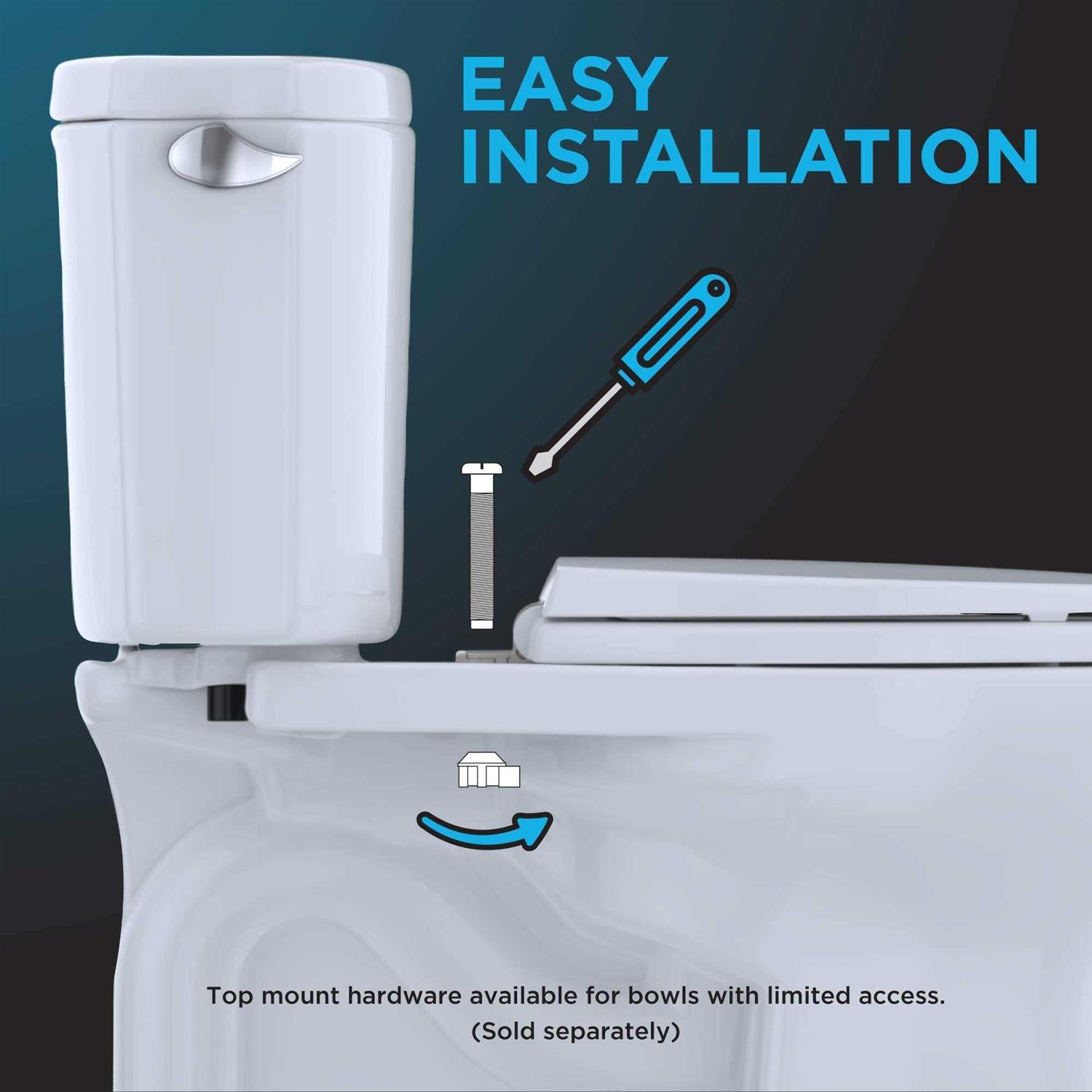 Toto Guinevere Elongated SoftClose Toilet Seat SS224# - Image 4