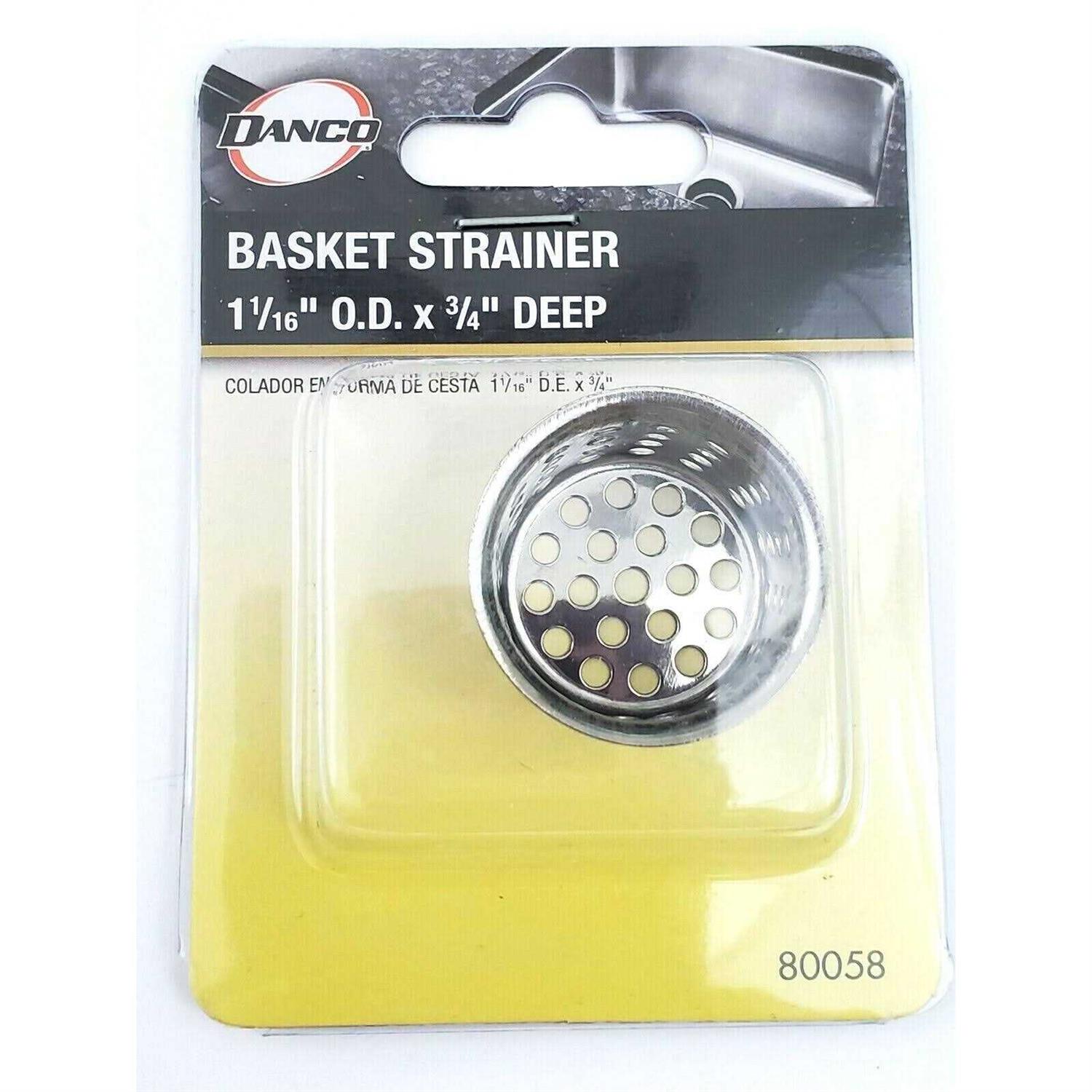 Danco Strainer Basket 1.03 in. Chrome 80058 - Image 3