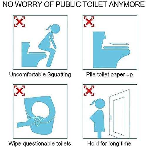 NEAGLORY 100 Pack Disposable Plastic Toilet Seat Cover Waterproof and Non Slip Individually Wrapped - Image 5