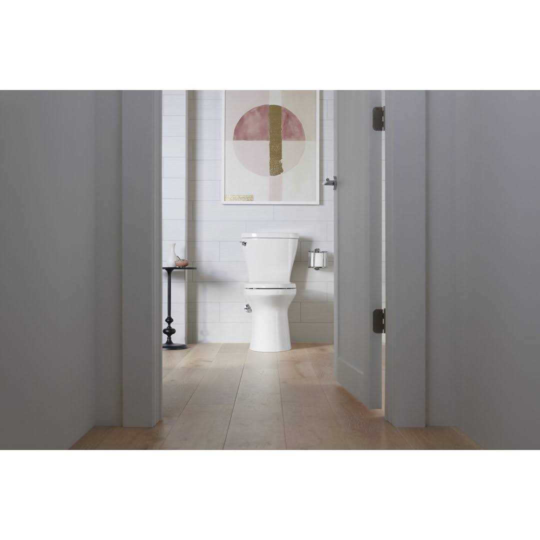 Kohler Betello ComForteeight Two-Piece Elongated 1.28 GPF chair Height Toilet