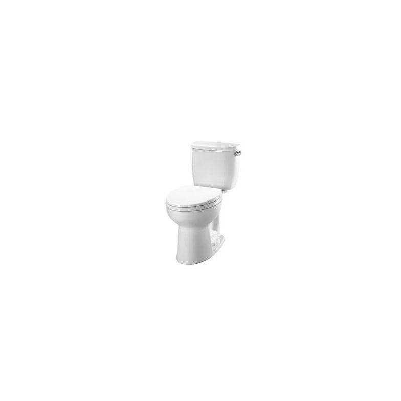 Toto Entrada Two-Piece Elongated 1.28 GPF Universal Height Toilet with Right-Hand Trip Lever CST244EFR#01 - Image 5