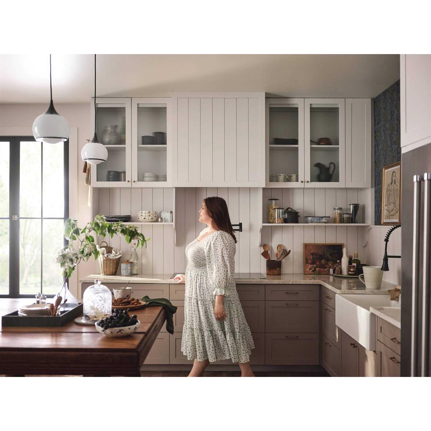 Moen Weymouth Oil Rubbed Bronze One Handle Spring Pulldown Kitchen Faucet S73104ORB - Image 2