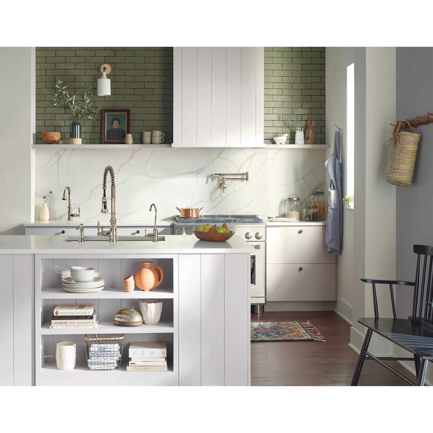 Moen Weymouth Oil Rubbed Bronze One Handle Spring Pulldown Kitchen Faucet S73104ORB - Image 3