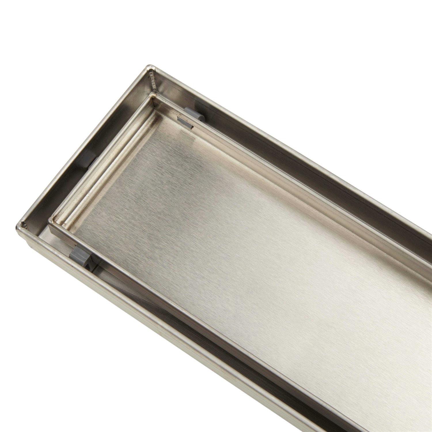 Signature Hardware Cohen Tile Insert Linear Shower Drain - Image 5