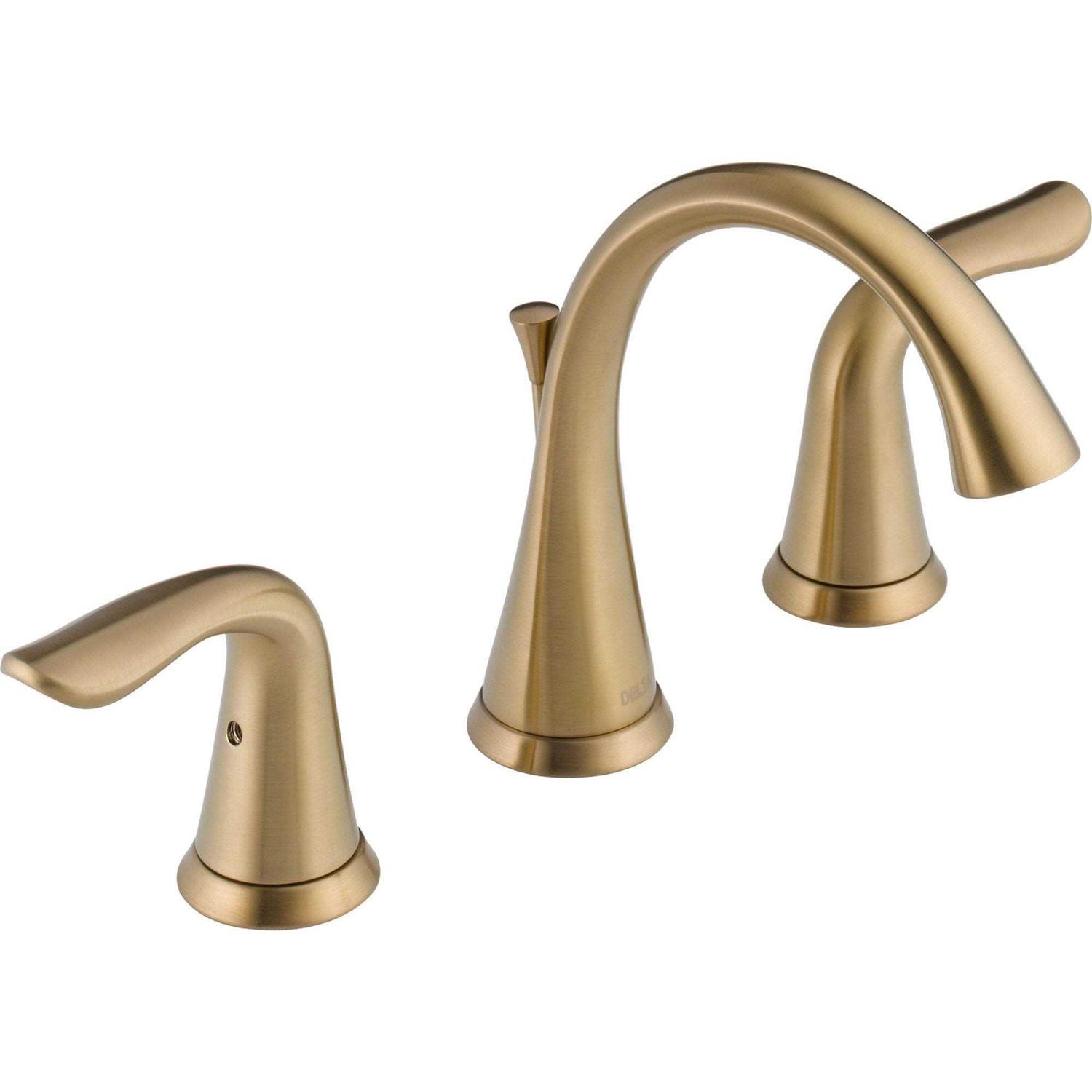 Delta Lahara Two Handle Widespread Bathroom Faucet 3538-CZMPU-DST