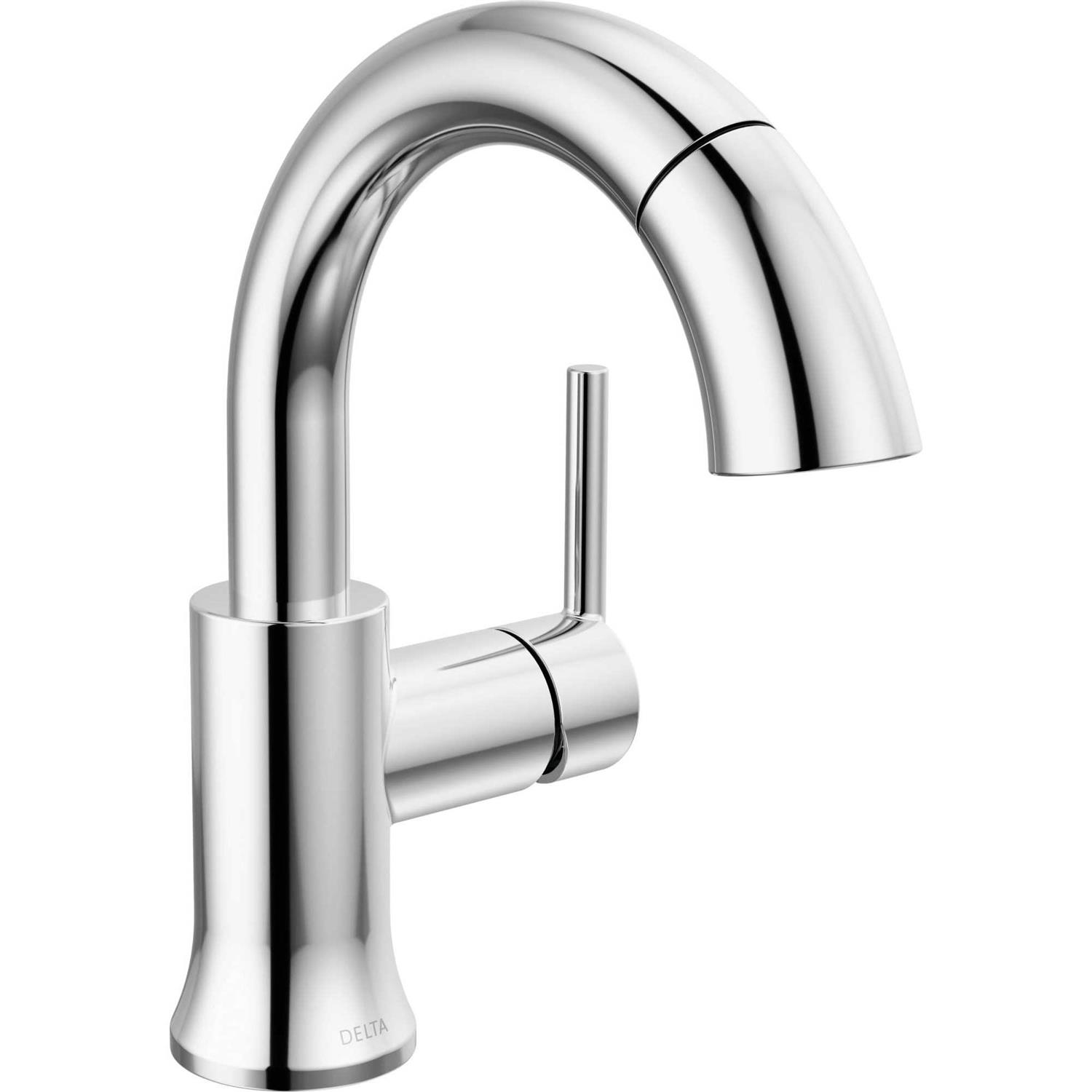 Delta 559HAR-PD-DST Trinsic Single Hole Bathroom Faucet