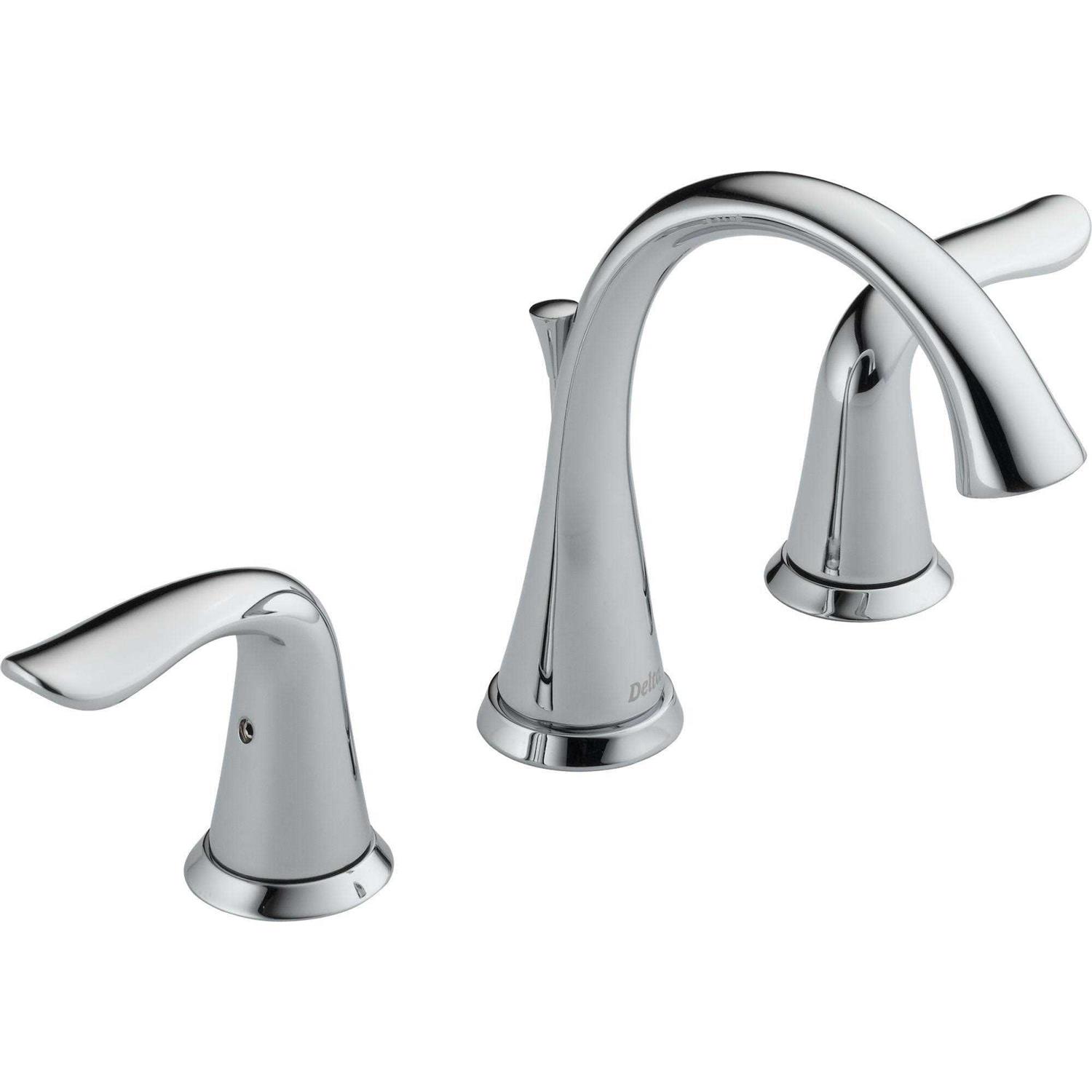 Delta Lahara Two Handle Widespread Bathroom Faucet 3538-MPU-DST
