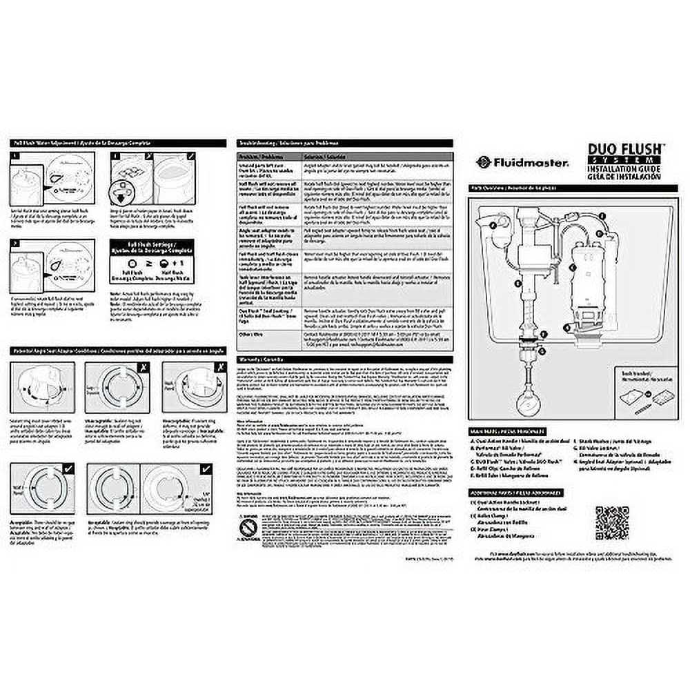 Fluidmaster 550DFRK-3 Dual-Flush Complete System Plastic - Image 5