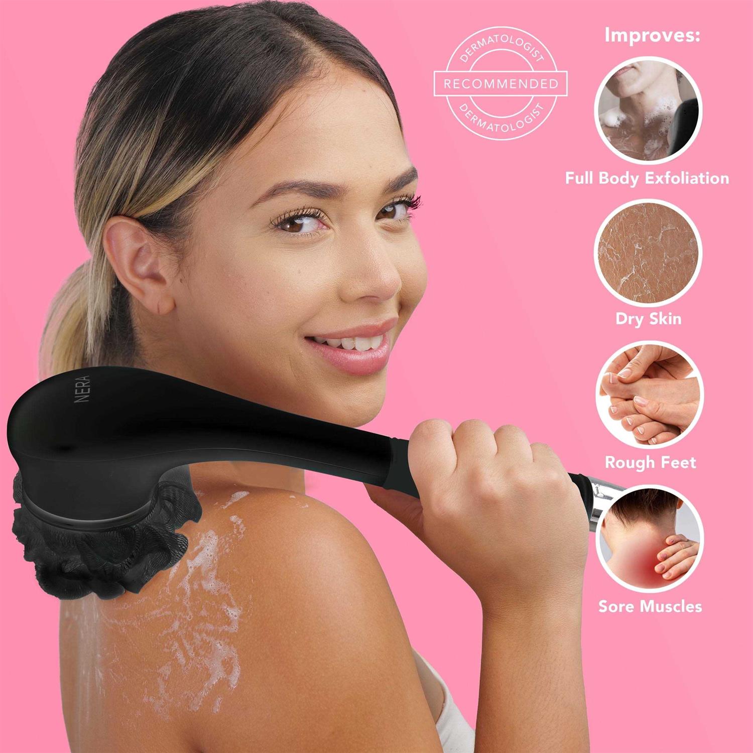 Spa Sciences Nera 4 in 1 Shower Body Brush - Image 4