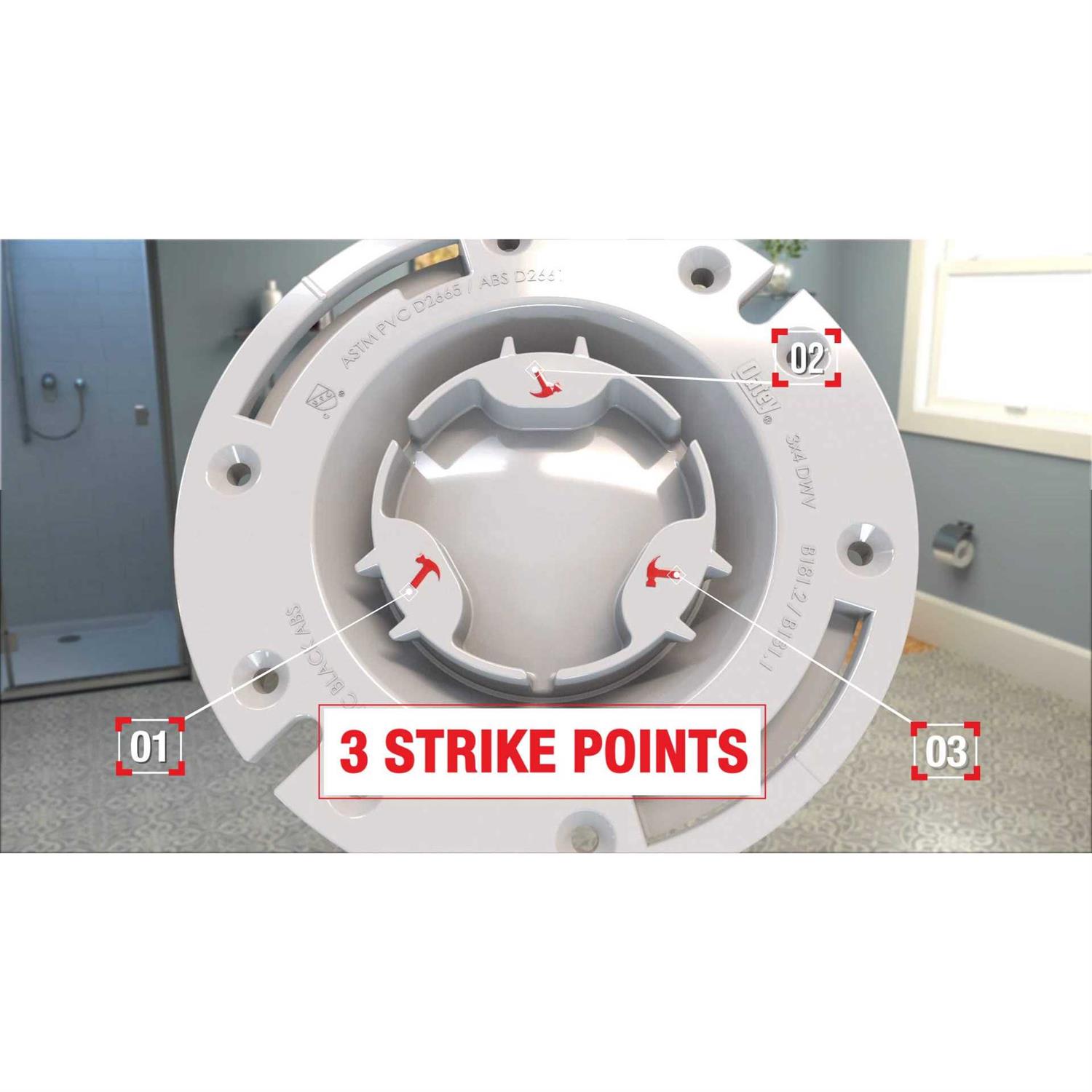 Oatey 3 PVC Closet Flange 43509 - Image 3