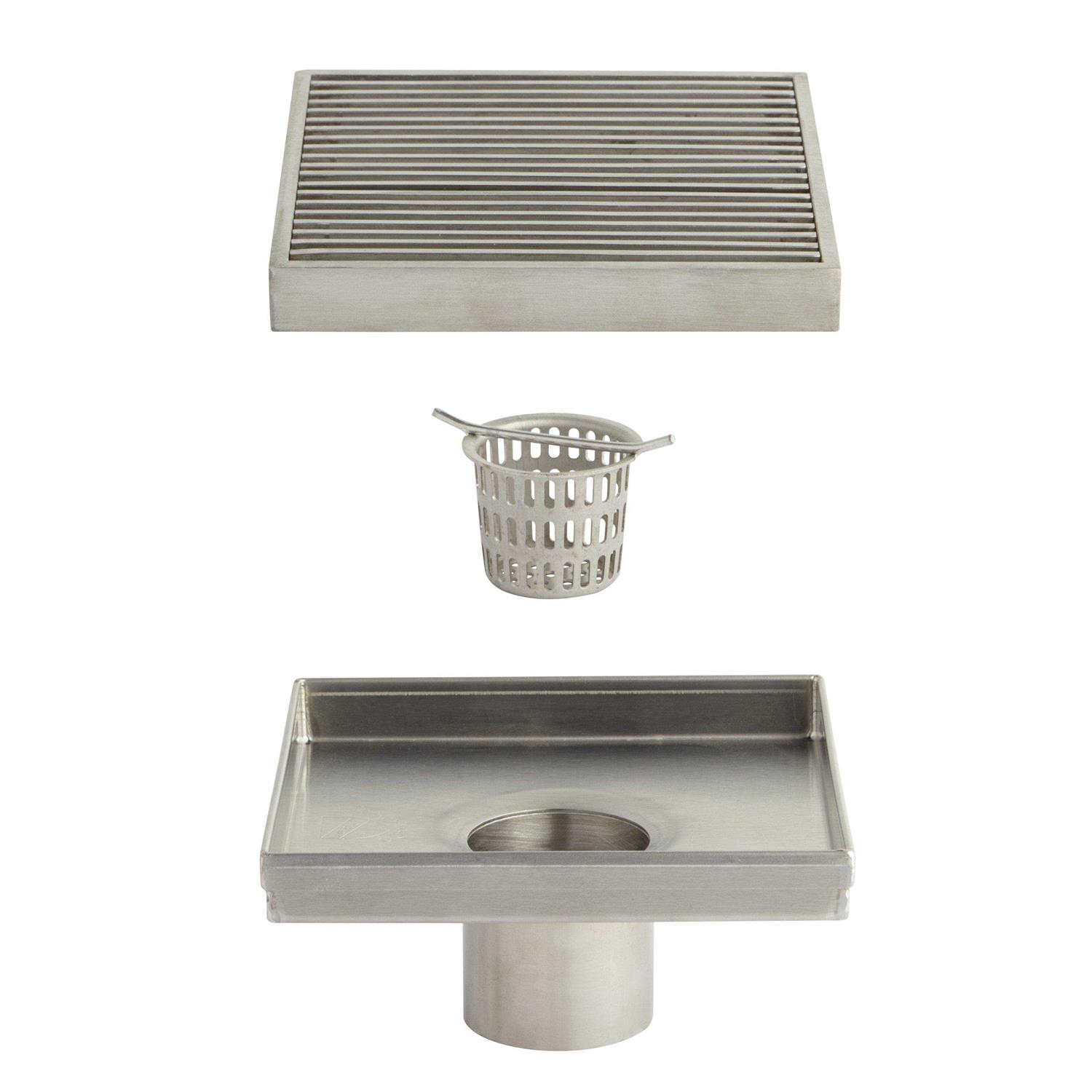 Signature Hardware Carmen Square Shower Drain - Image 3