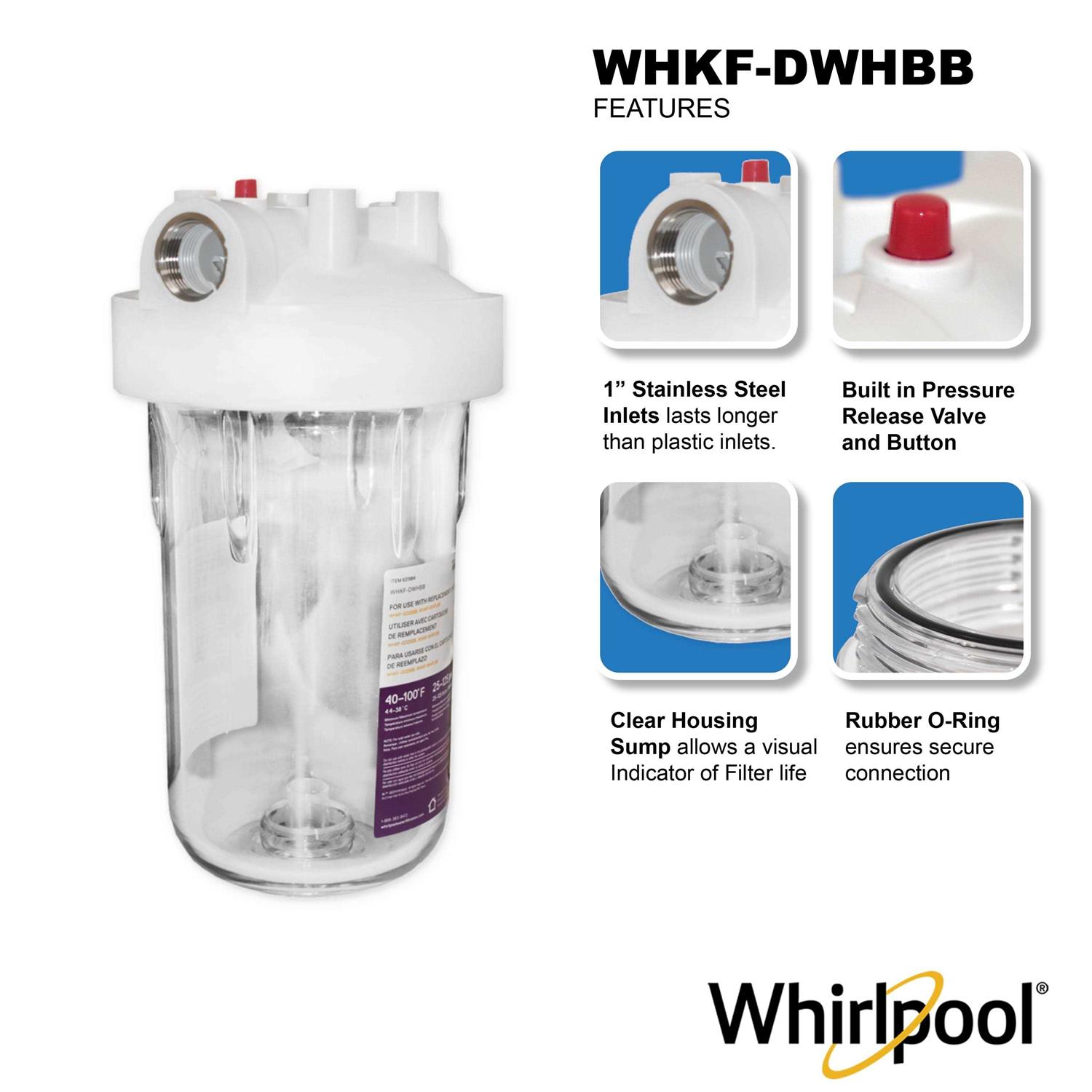 Whirlpool Large Capacity whole house filtration System whkf-dwhbb-timer - Image 4