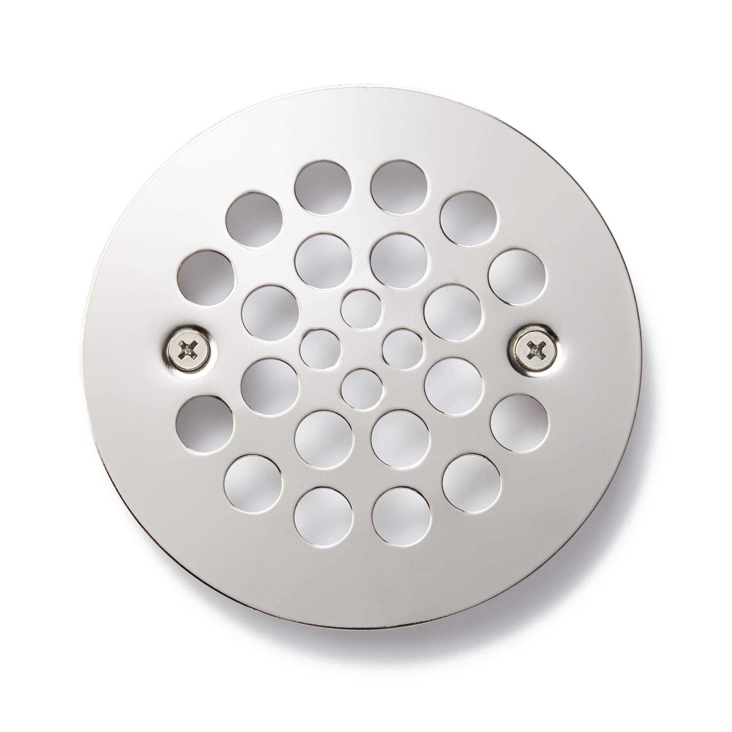 signature hardware Round Shower Drain Strainer Brushed Gold - Image 3