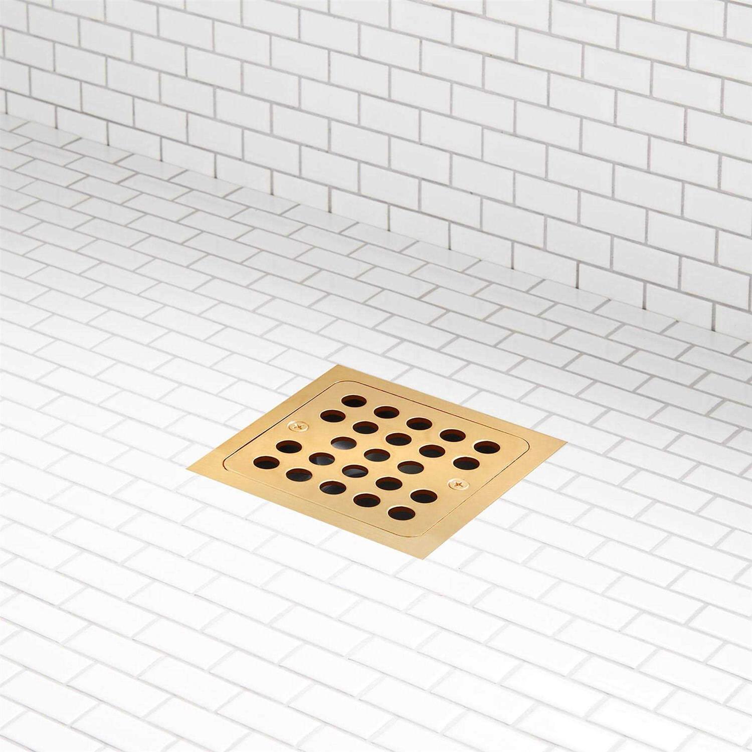 Signature Hardware Menlo Square Shower Drain