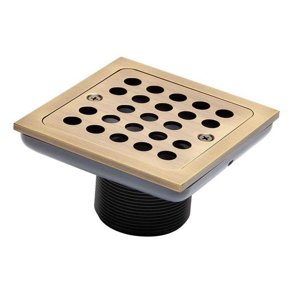 Signature Hardware Menlo Square Shower Drain - Image 4