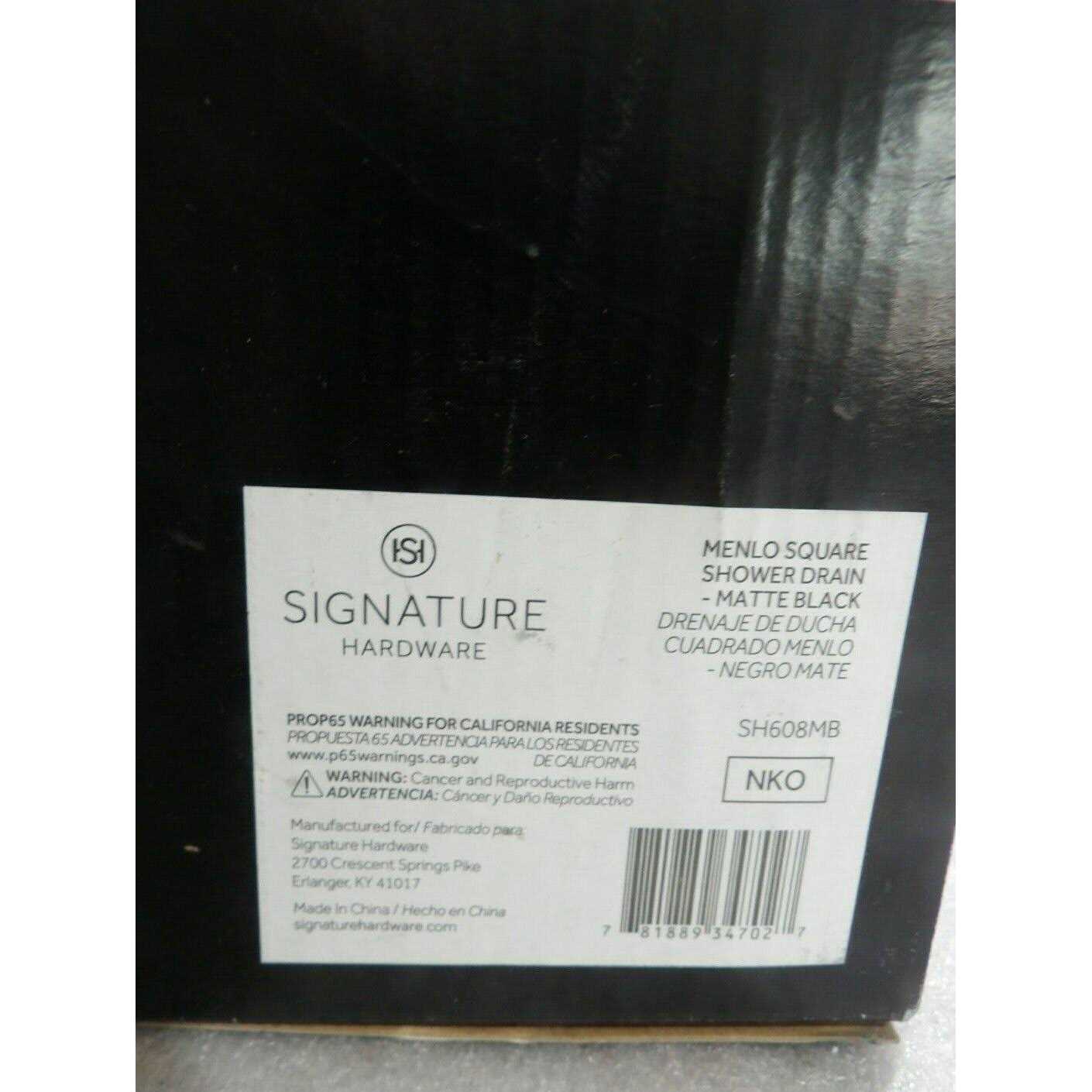 Signature Hardware Menlo Square Shower Drain - Image 5