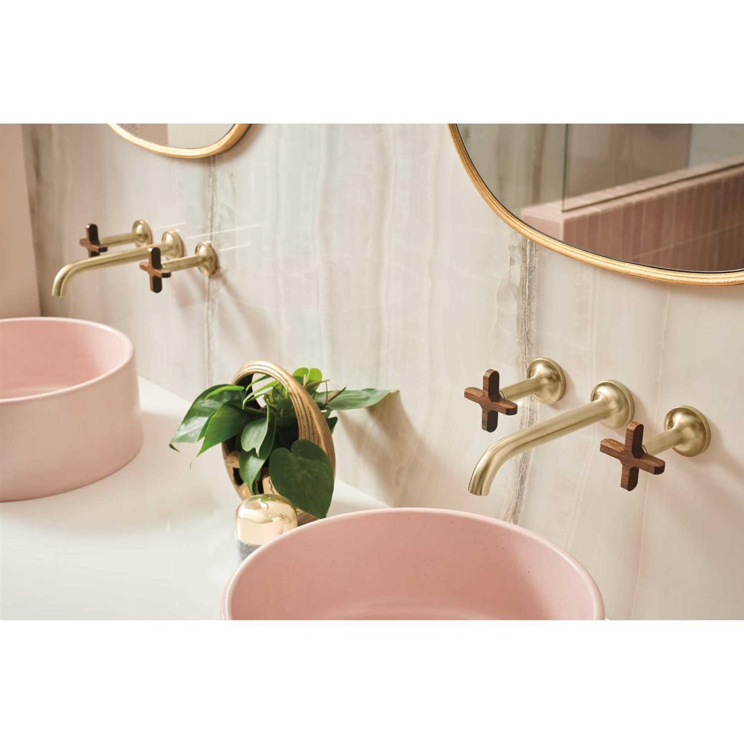 Brizo Odin T65875LF-GLLHP Two-Handle Wall Mount Lavatory Faucet - Image 3