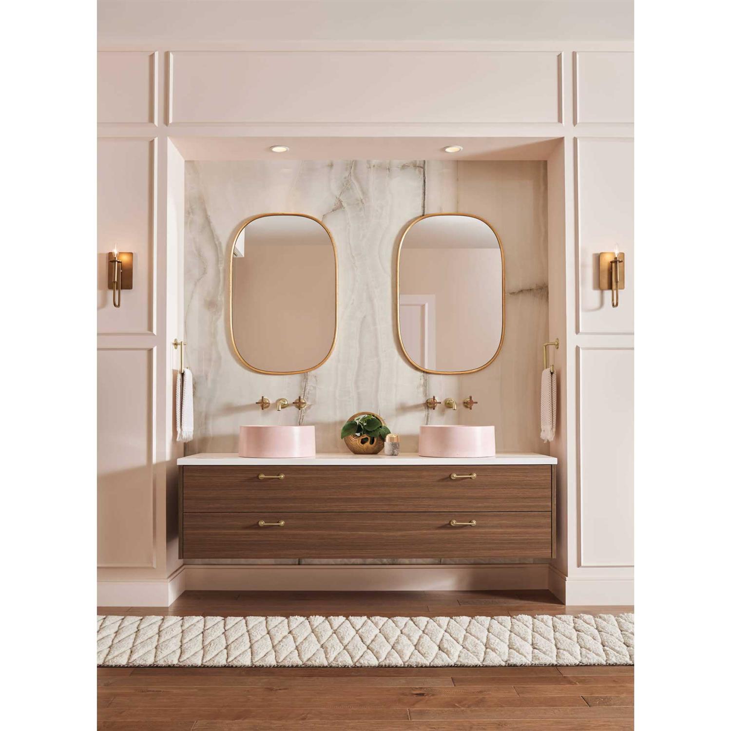 Brizo Odin T65875LF-GLLHP Two-Handle Wall Mount Lavatory Faucet - Image 5