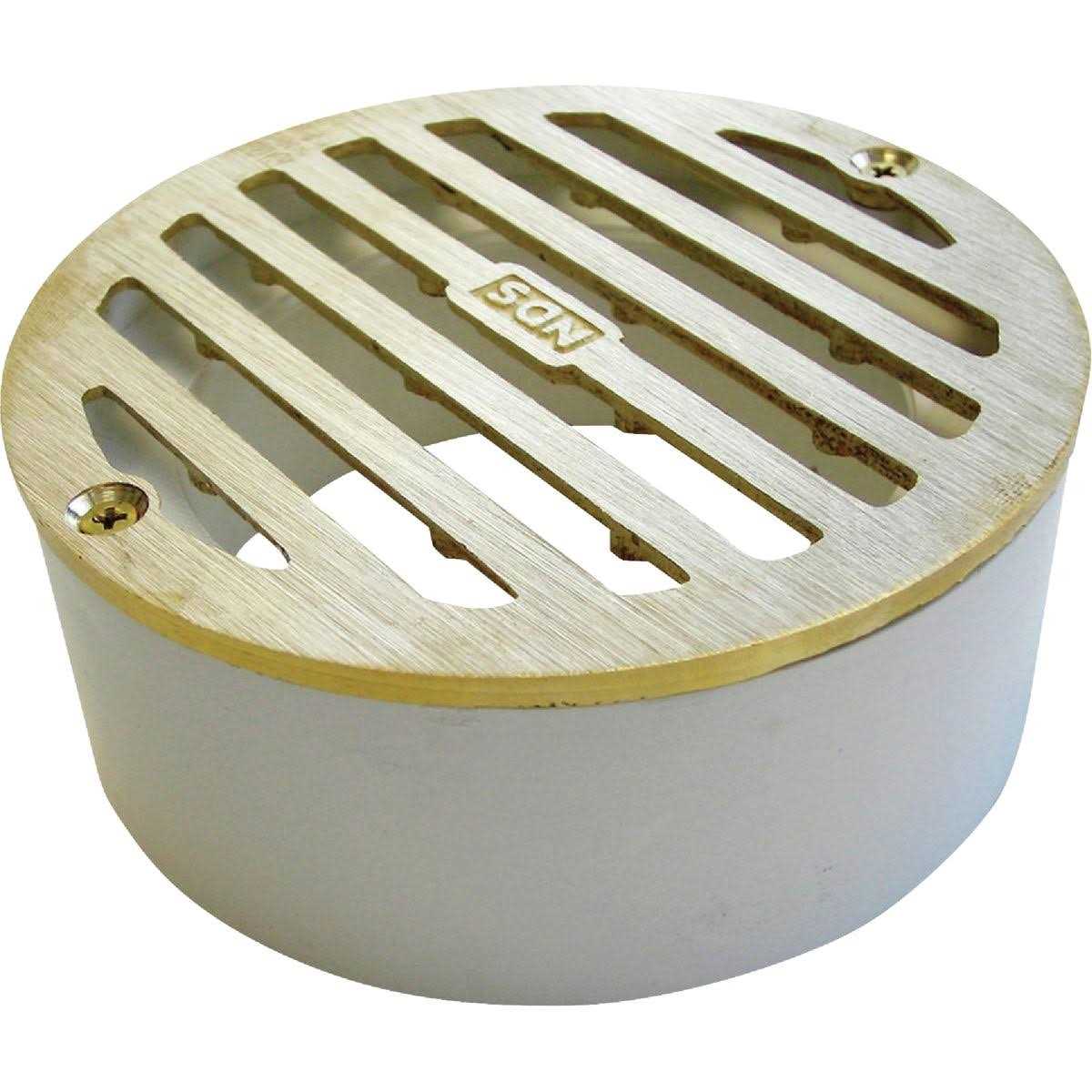 NDS 3 in. Satin Round Brass Drain Grate - Image 2