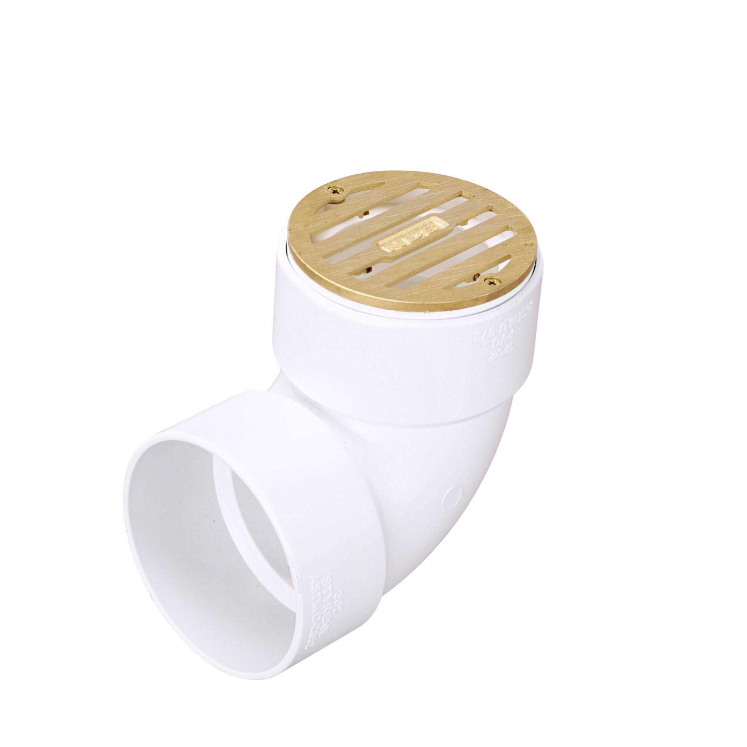 NDS 3 in. Satin Round Brass Drain Grate - Image 4