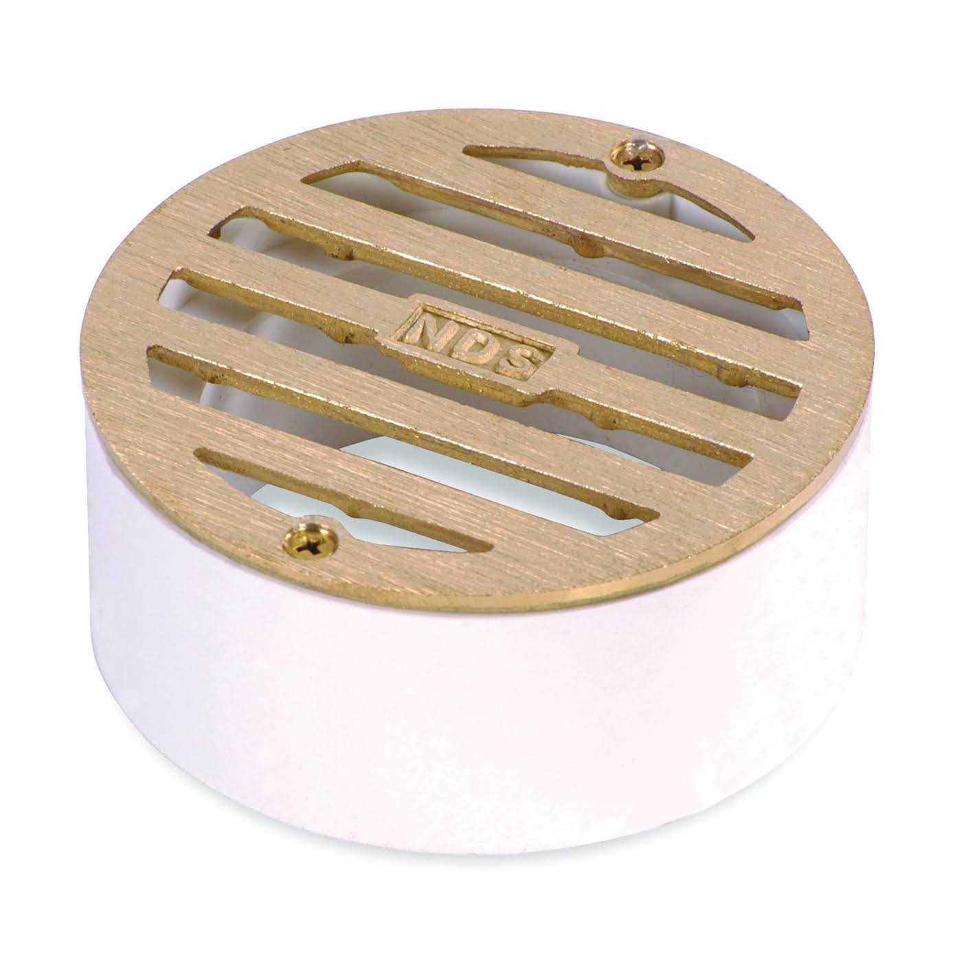 NDS 3 in. Satin Round Brass Drain Grate - Image 5