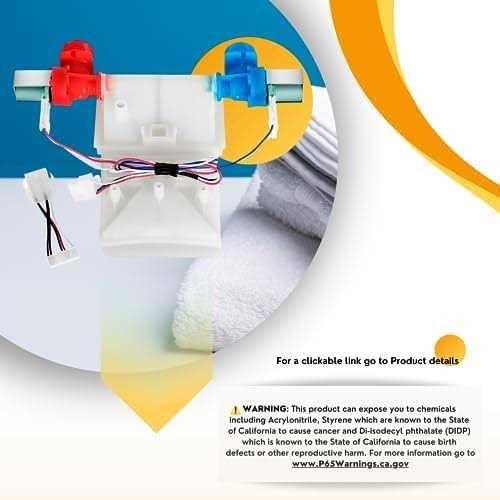 Wibefel Washer Water Inlet Valve For Part W11101906 W10883458 Ap6329219 W11210463 W10701461 W10869803 fits Whirlpool Wtw4816fw2 WTW4616FW2 W10683680 - Image 4