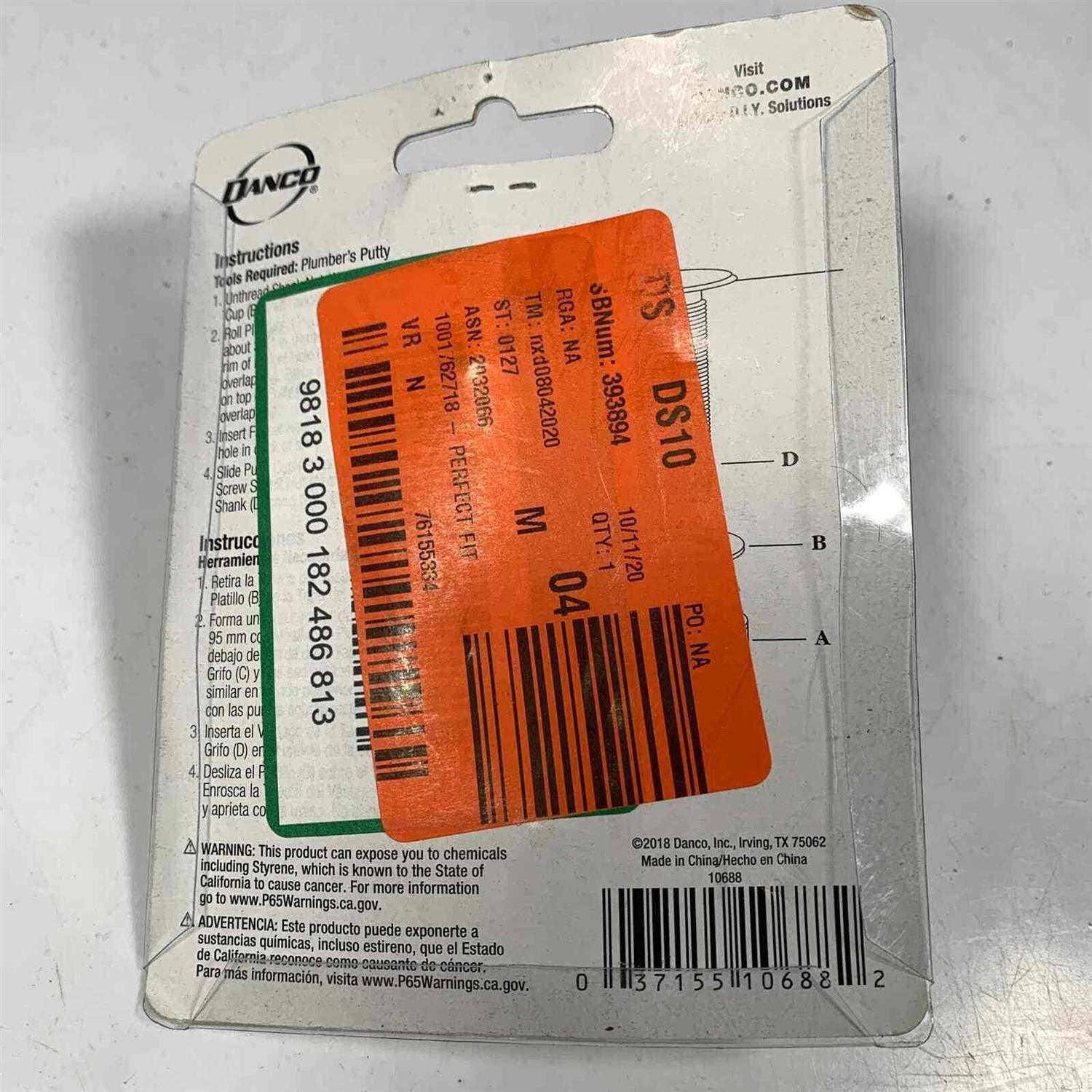 Danco Sink Hole Cover - Image 2