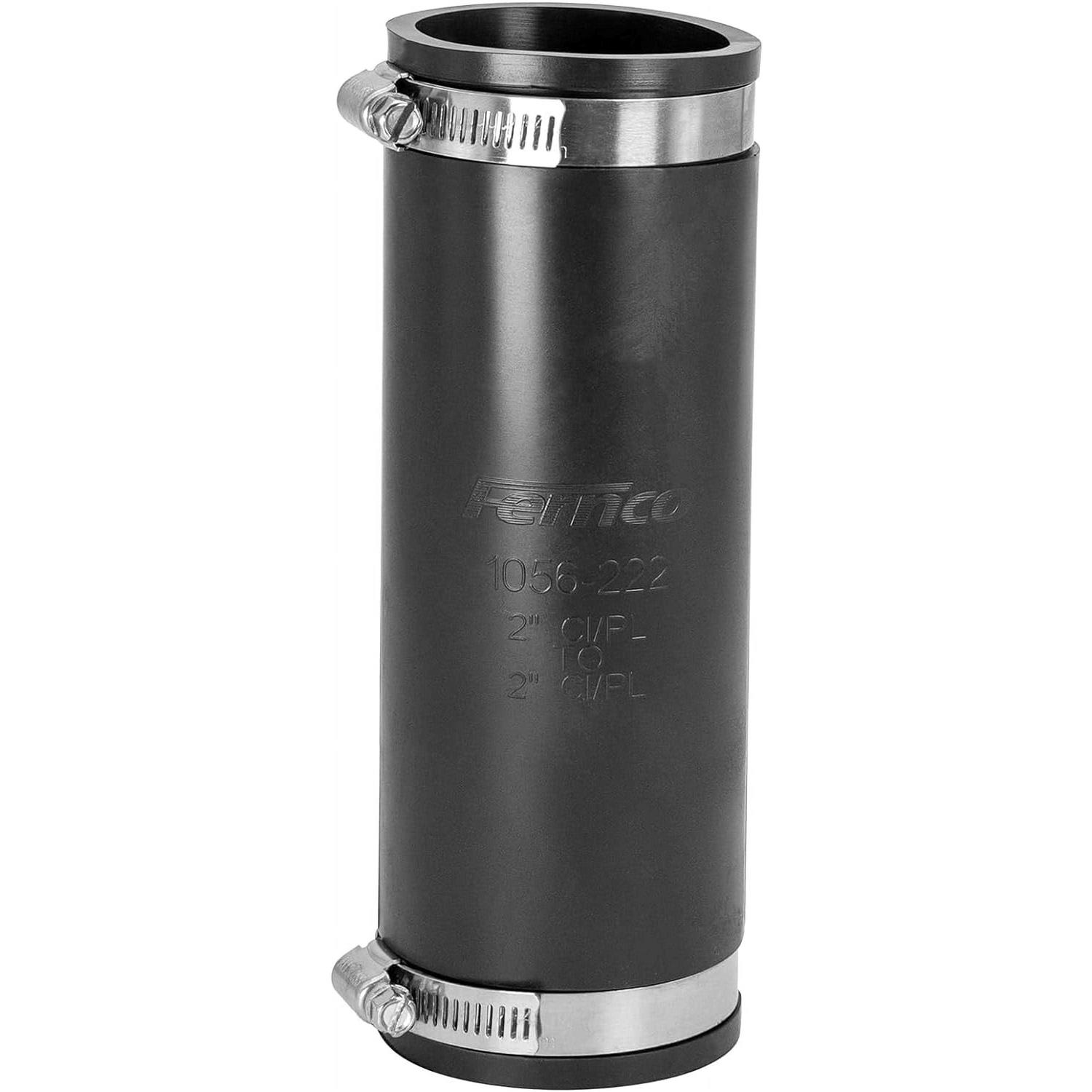 Fernco XL Flexible Pipe Coupling 2 CI/Plastic/Steel to 2 CI/Plastic/Steel 1056-222 - Image 2