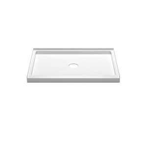 Proflo PFSBA4836WH 48 W x 36 D Rectangular Single Shower Base - Image 3