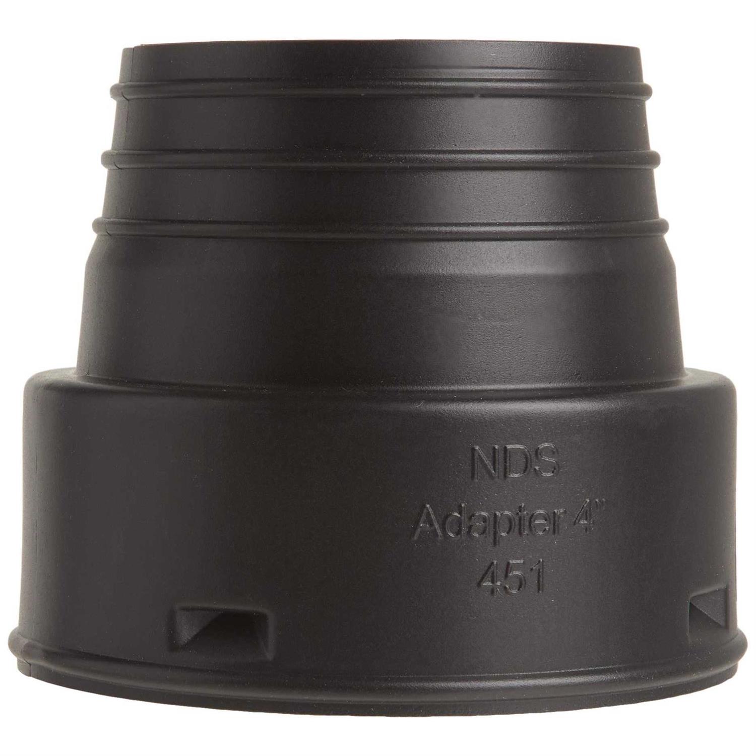 NDS 4 in. PVC Corrugated Adapter - Image 3
